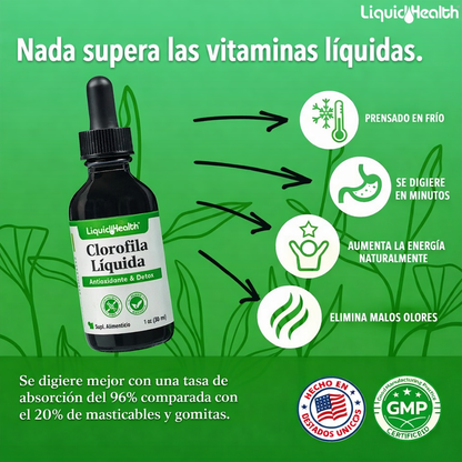 Gotas de Clorofila Energía Natural