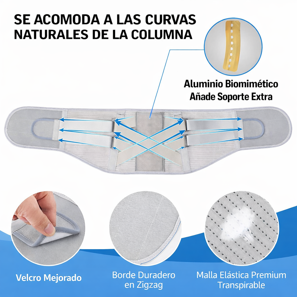 LumbarPro 360° - Faja De Soporte Lumbar Ajustable