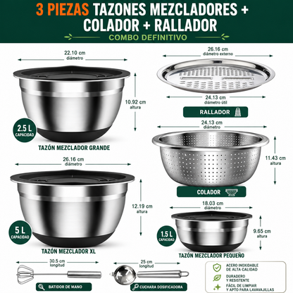 RallaFresh™ | Bowl Escurridor 4 en 1