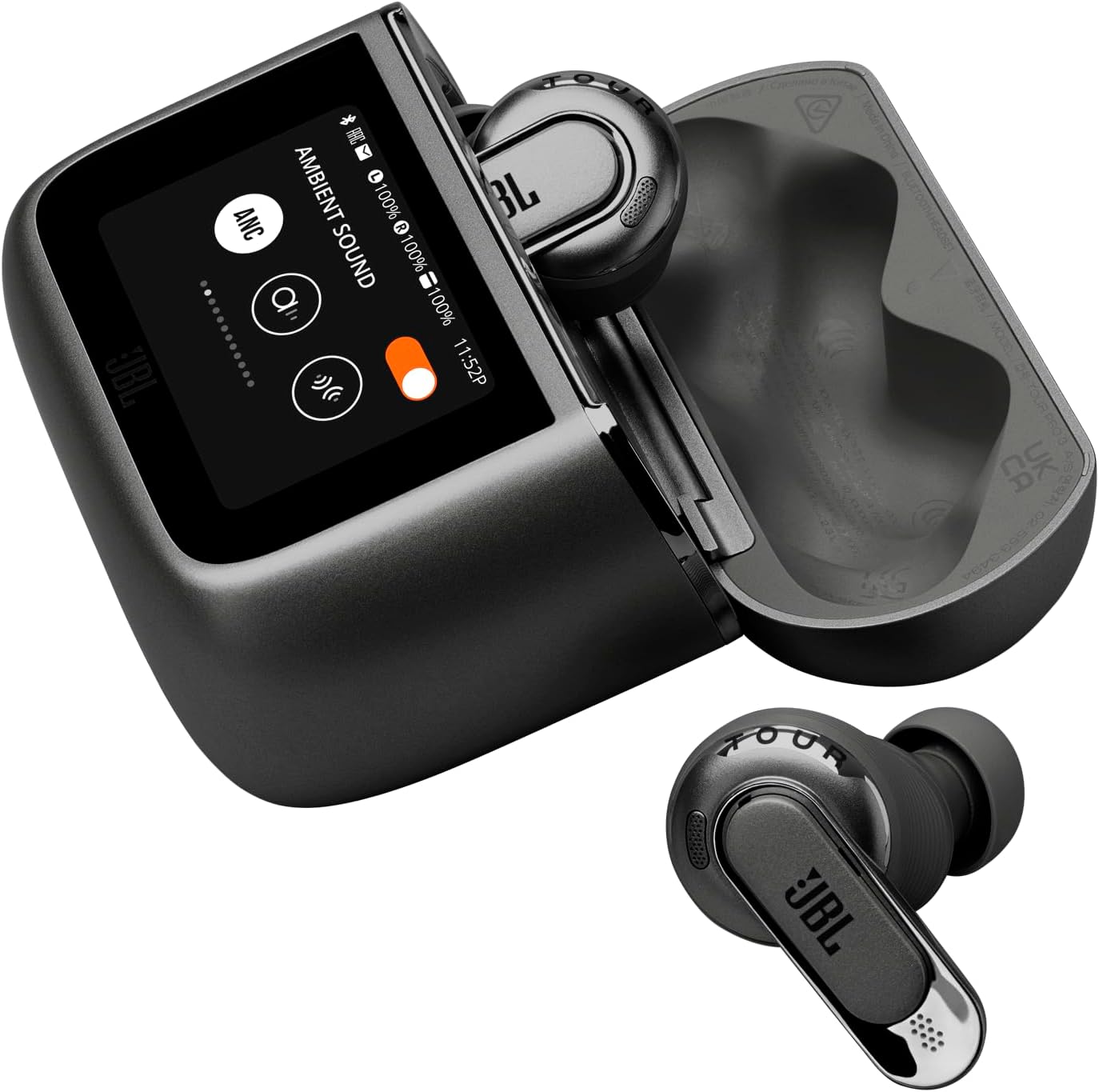 JBL Tour Pro  – Auriculares Inteligentes con Cancelación de Ruido y Estuche Táctil