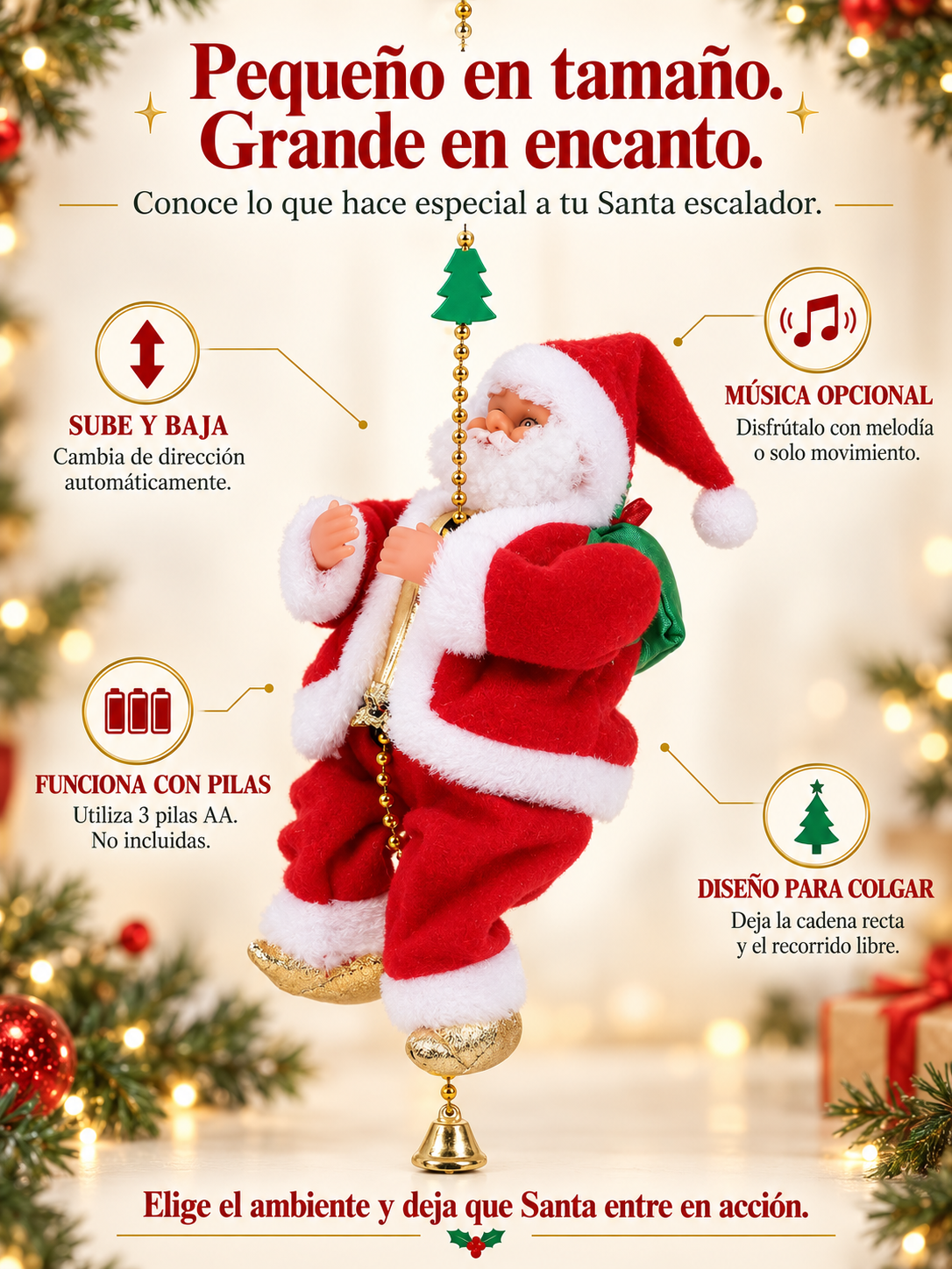 Papá Noel Escalador