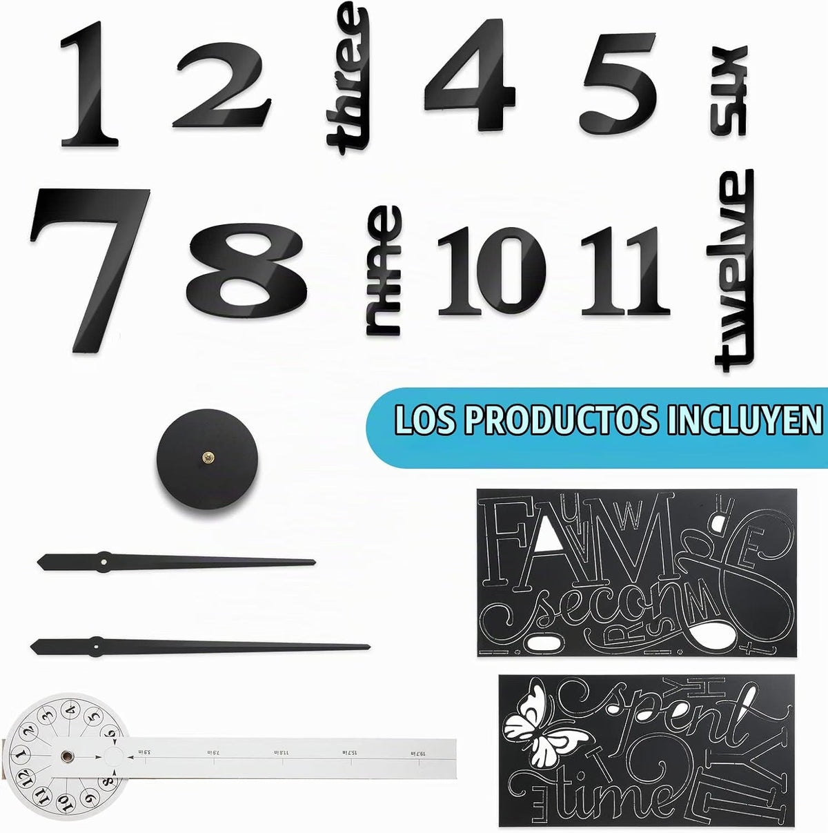 Reloj 3D Decorativo Premium