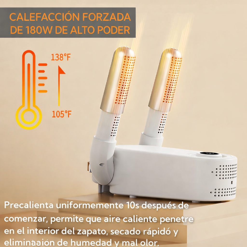 SecaBoots Pro™ – Secador térmico 360° para botas y calzado