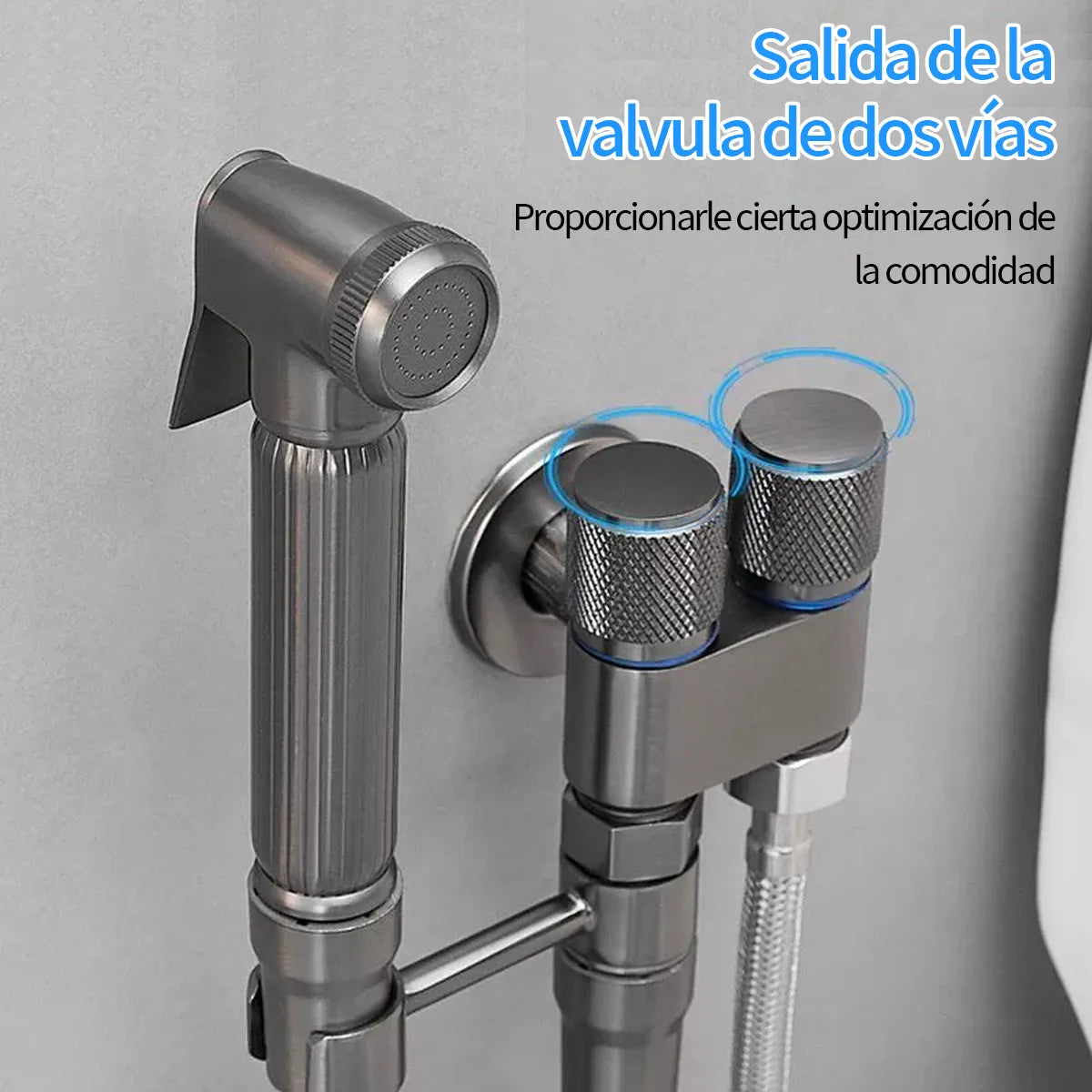 AquaJet Multiuso - Pulverizador de Higiene y Limpieza para Inodoro