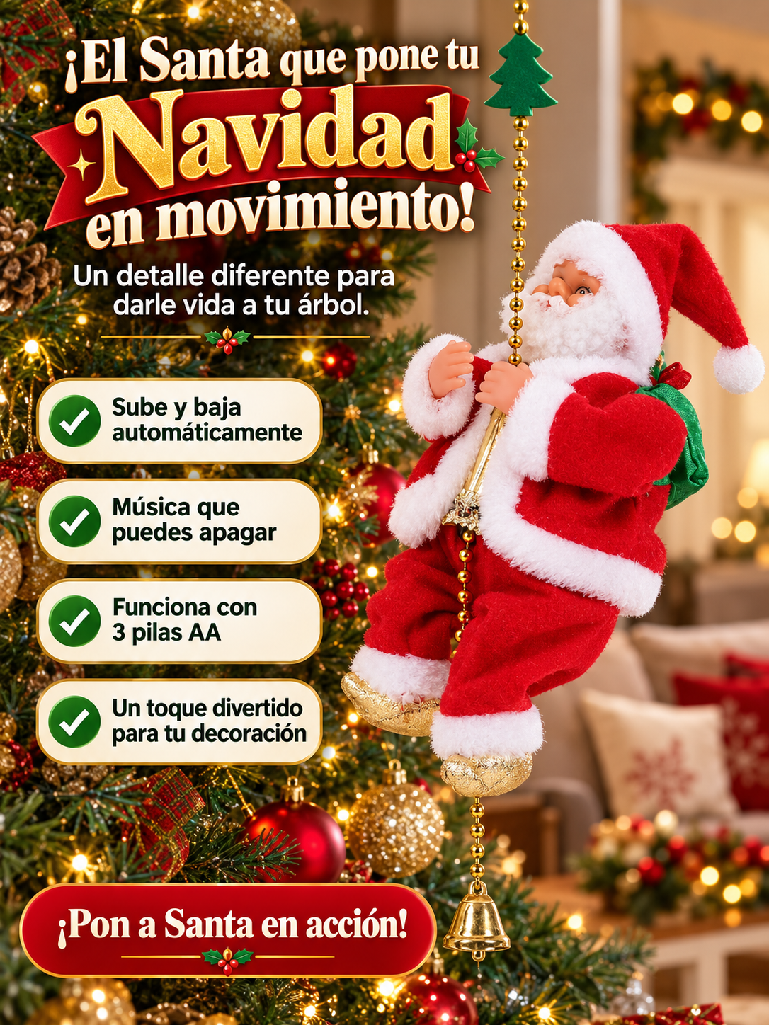 Papá Noel Escalador