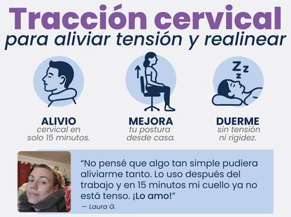 Corrector Cervical Inflable de Alivio Total