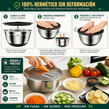 RallaFresh™ | Bowl Escurridor 4 en 1