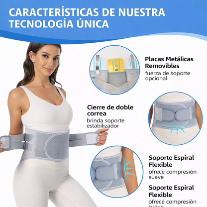 LumbarPro 360° - Faja De Soporte Lumbar Ajustable