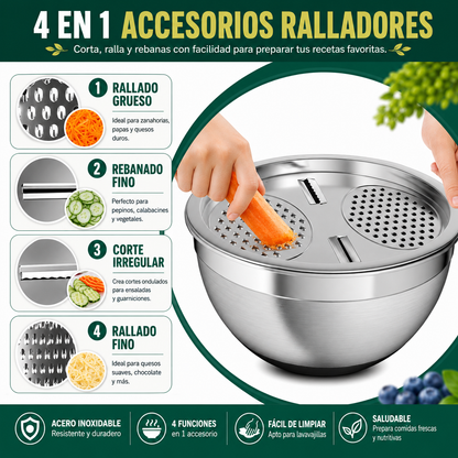 RallaFresh™ | Bowl Escurridor 4 en 1