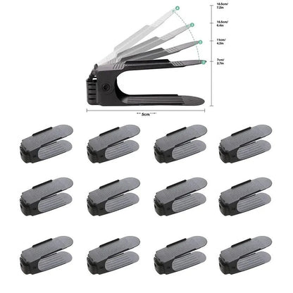 Shoebox Duo™- Organizador Vertical con Altura Ajustable para Todo Tipo de Calzado